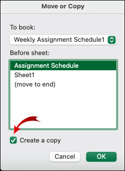 How to duplicate excel sheet
