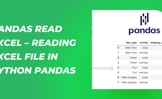Pandas Read Excel – Reading Excel File In Python Pandas - Earn & Excel