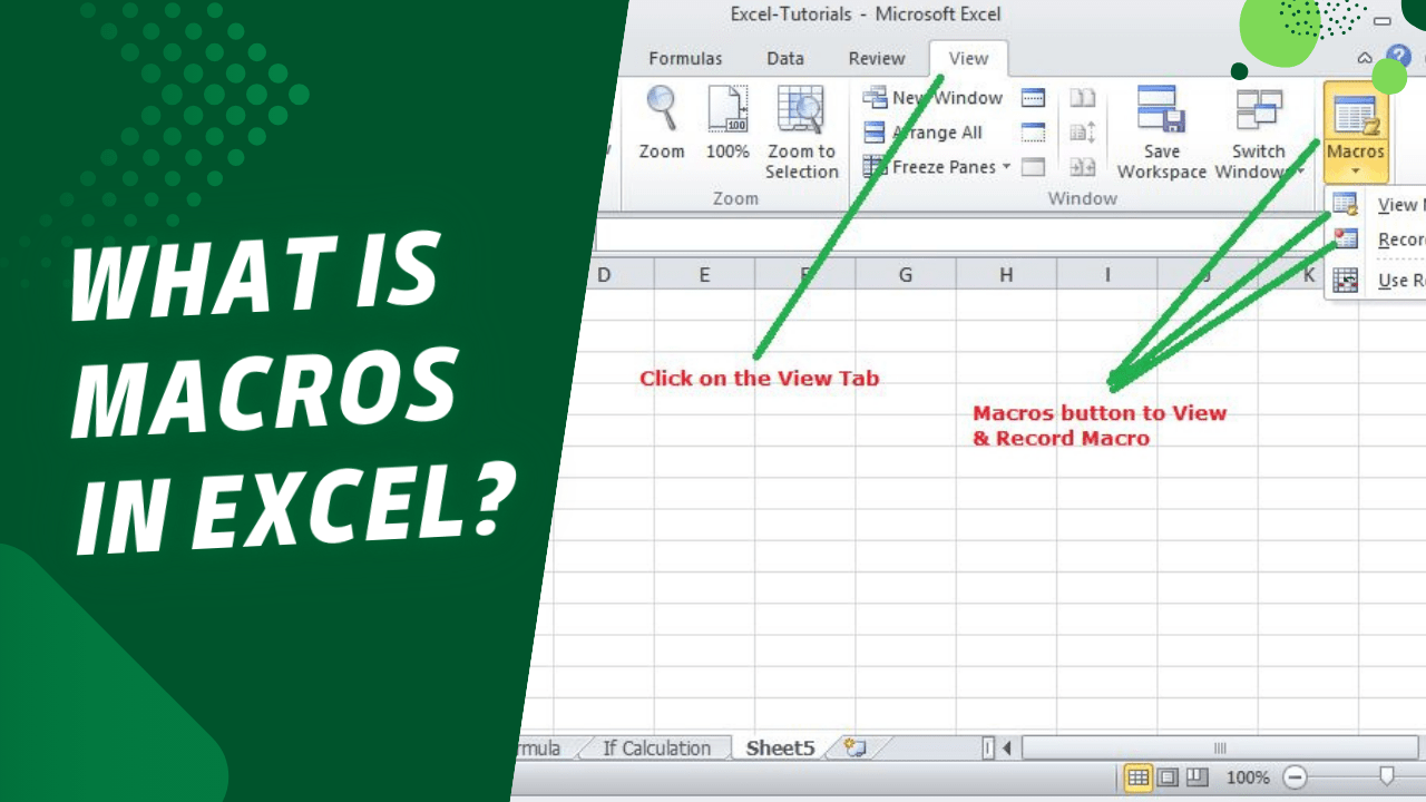 What is macros in excel