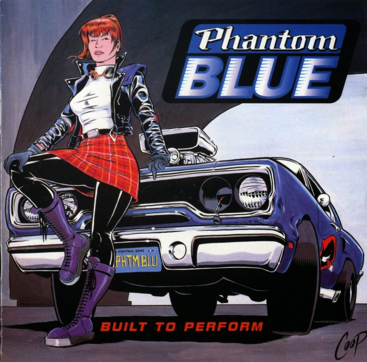 PHANTOM BLUE ファントム・ブルー CD Album review: Phantom Blue, Built to Perform (1994) - earofnewt.com