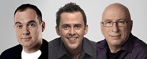 Paddy, Scott and Ken