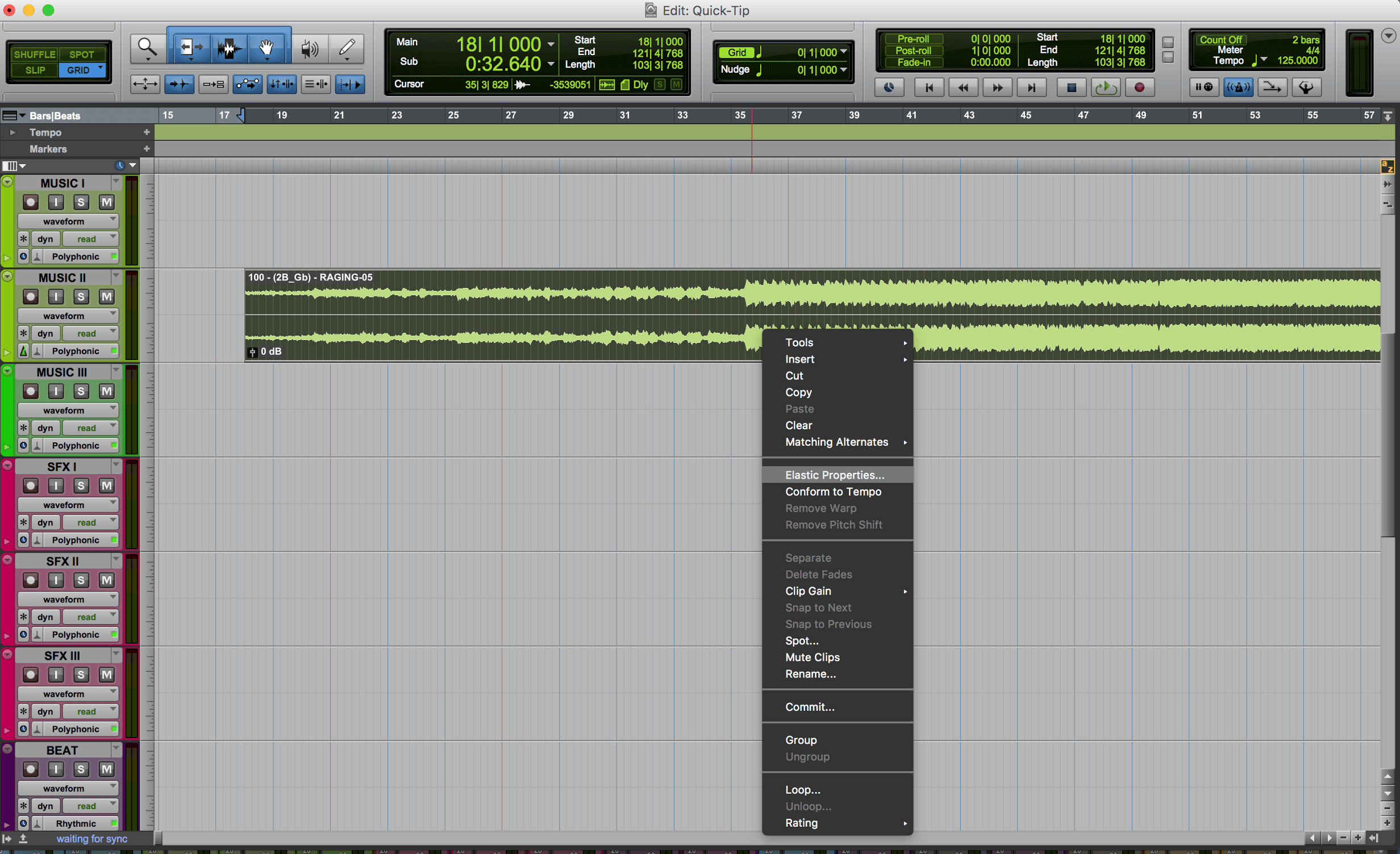 Elastic tempo 2