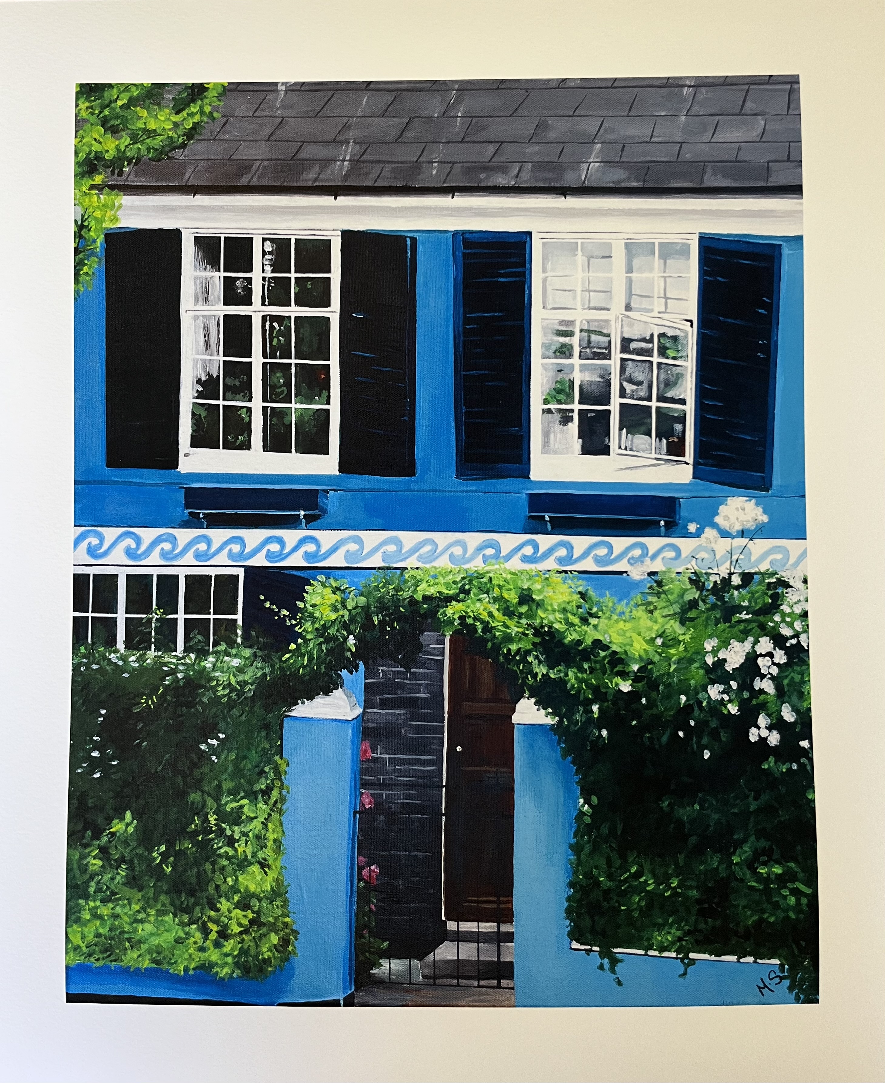 Blue House - Print