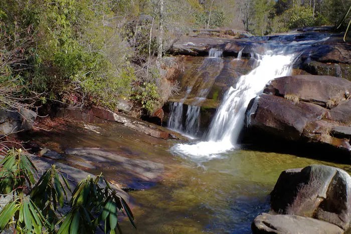 Wintergreen Falls in DuPont State Forest
