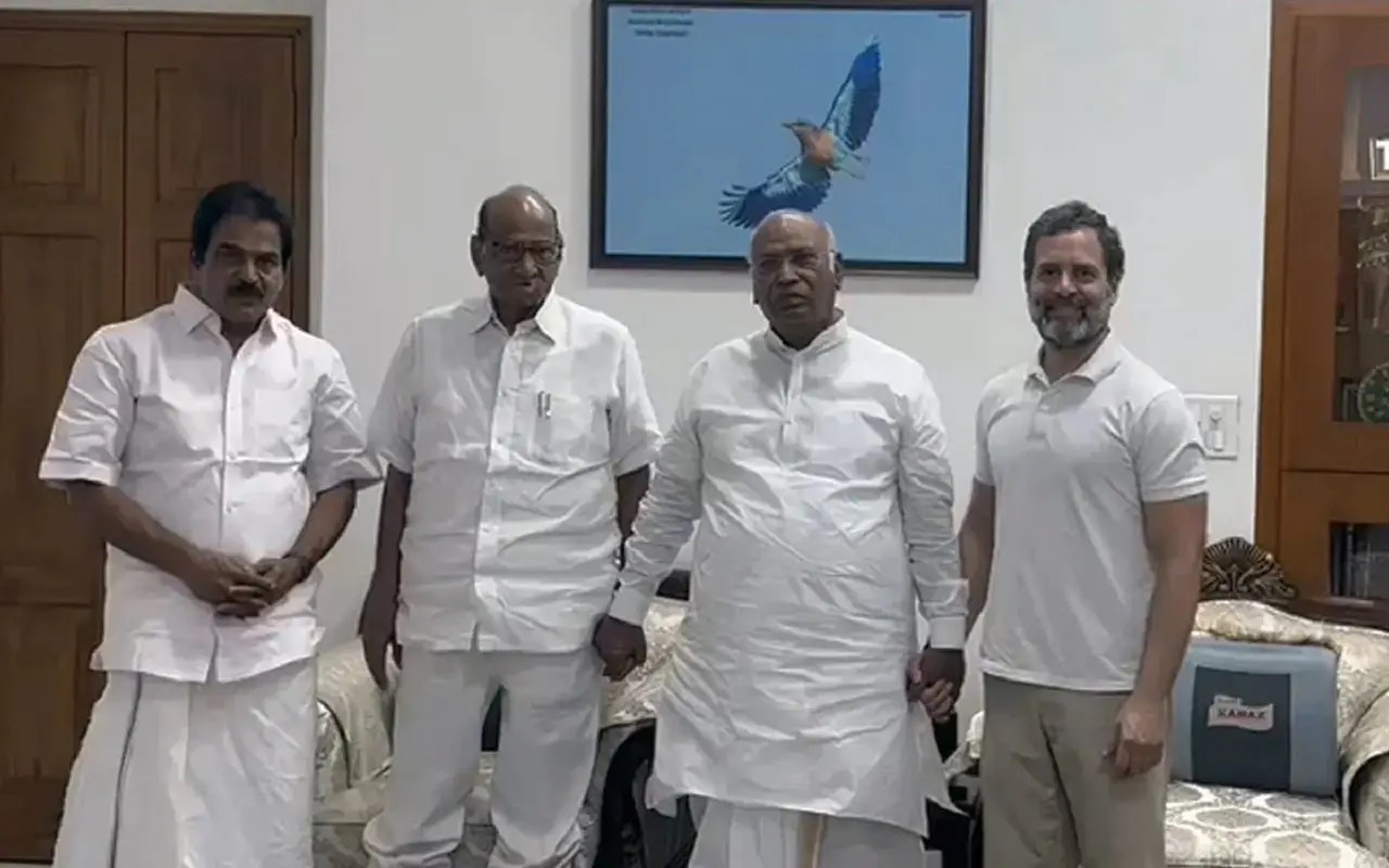 Opposition unity: Sharad Pawar met Rahul and Kharge, before this Nitish met Congress President