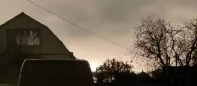 Publication of spectacular images of a night strike on the Ukrainian Pavlograd