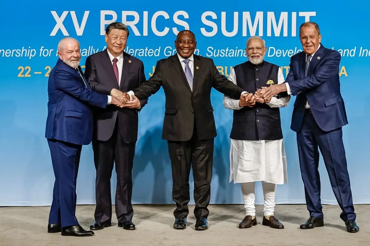 Xi Jinping and Narendra Modi meet at BRICS summit in August