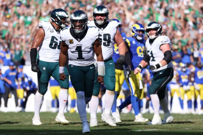 Eagles Special Teams Swing Game Vs Rams, Week 3 2025 Philadelphia Eagles special teams celebrate a pivotal play against the Rams