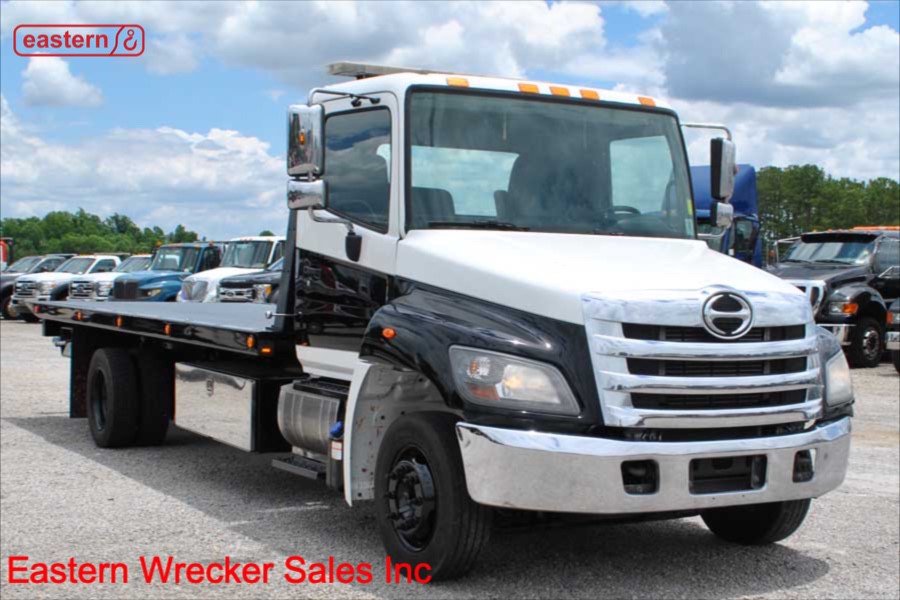 2015 Hino 258 with 21ft Jerr-Dan RRSB Steel Carrier - SOLD
