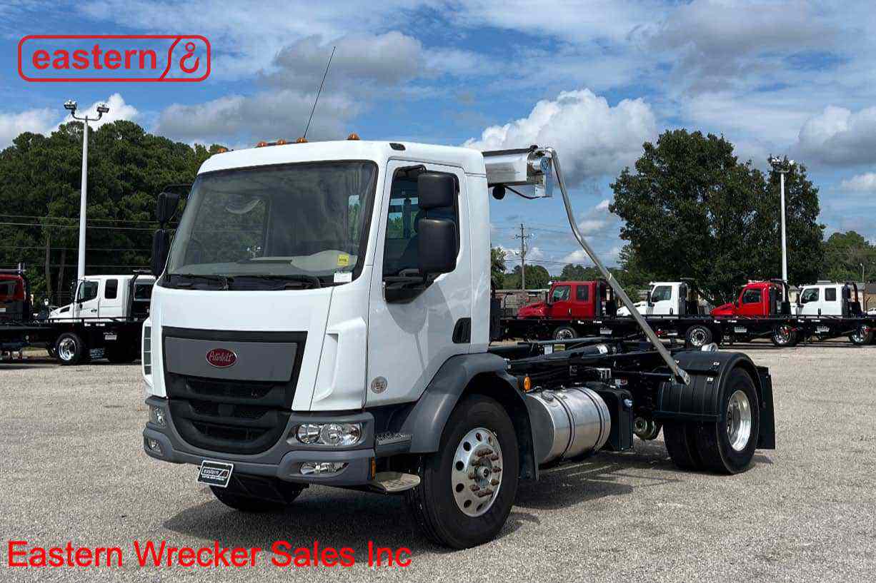 New 2024 Peterbilt 220, PX-7 Turbodiesel, Allison 3500RDS Automatic, Swaploader SL214 Swaploader Hook Lift, Stock Number P6059
