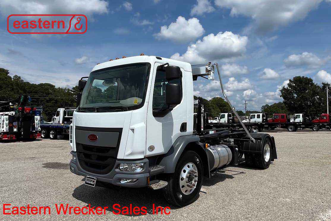 2024 Peterbilt 220, PX-7 Cummins - 260hp, Allison 3500RDS, Air Brakes, 26,000GVWR, SwapLoader SL214 20k Hook Lift, Stock Number P6063