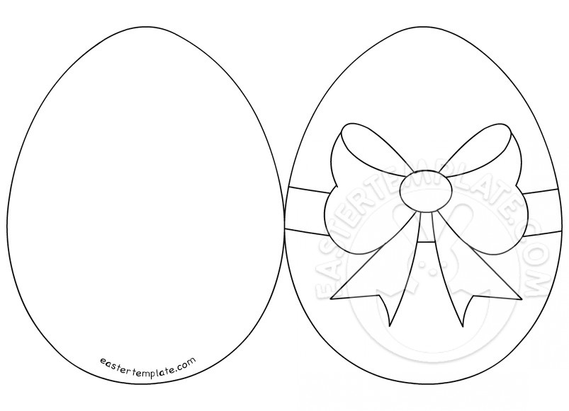 We do not charge for them at all, so feel free to print out a lot of the free printable easter cards. Easter Egg Card Easter Template