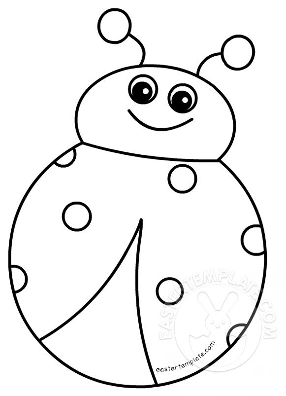 Do you know the 12 different types of ducks? Ladybug drawing Cute Cartoon Ladybug | Easter Template