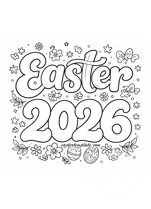 Easter 2026 Easter Template Easter 2026 