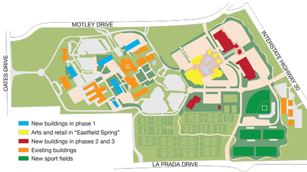 East Field Of Dreams New Plan To Improve Campus In Board S Hands Masterplan2 