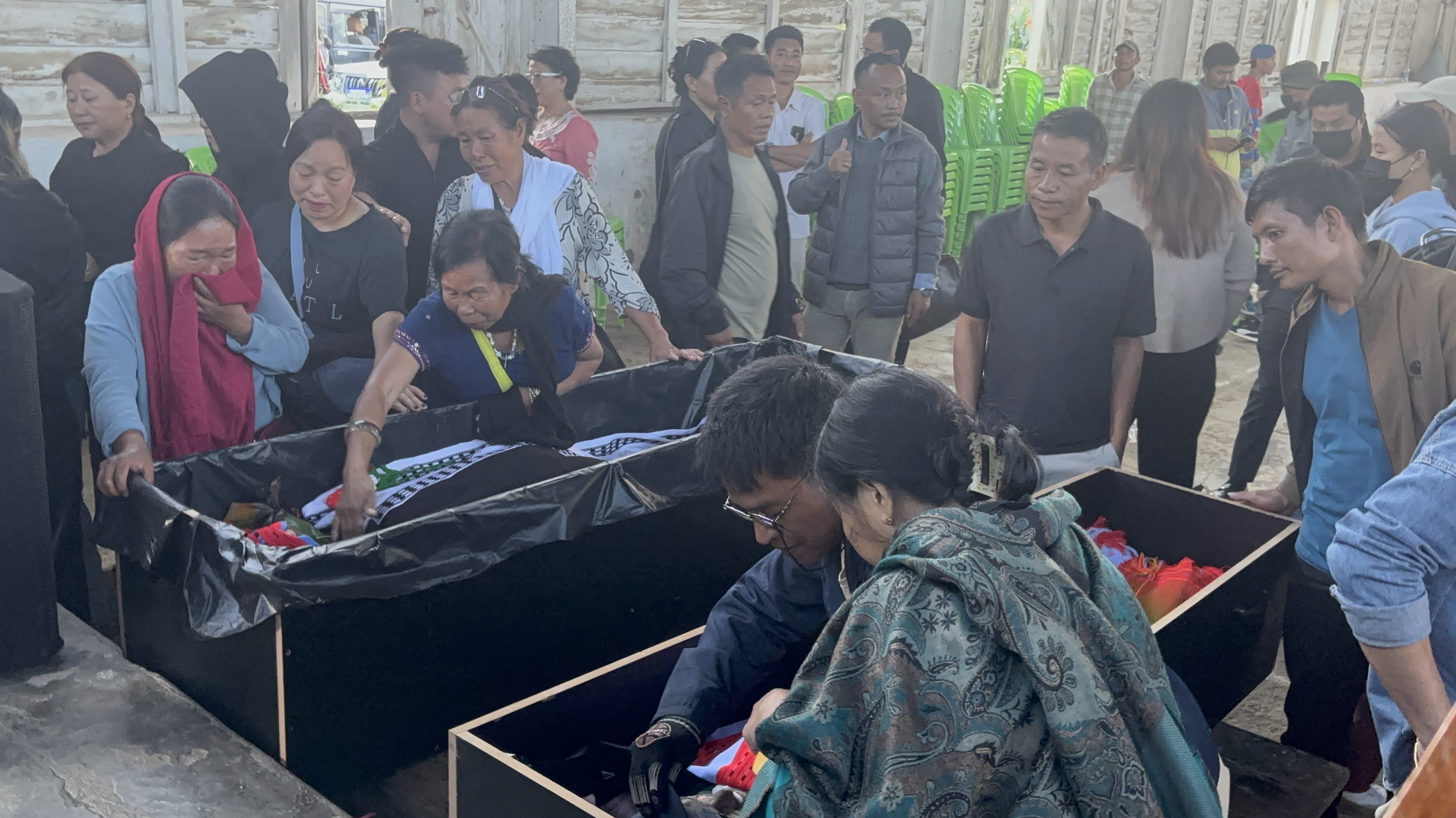 Manipur: Four Naga civilians killed in Kamjong laid to rest