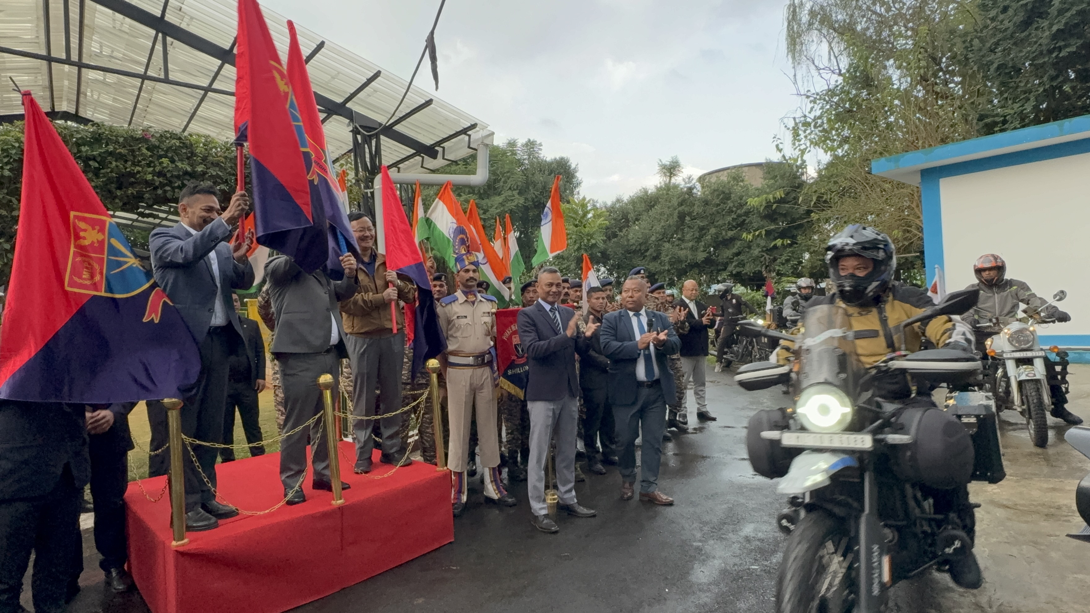 Meghalaya Police joins pan-India anti-drug motorcycle rally