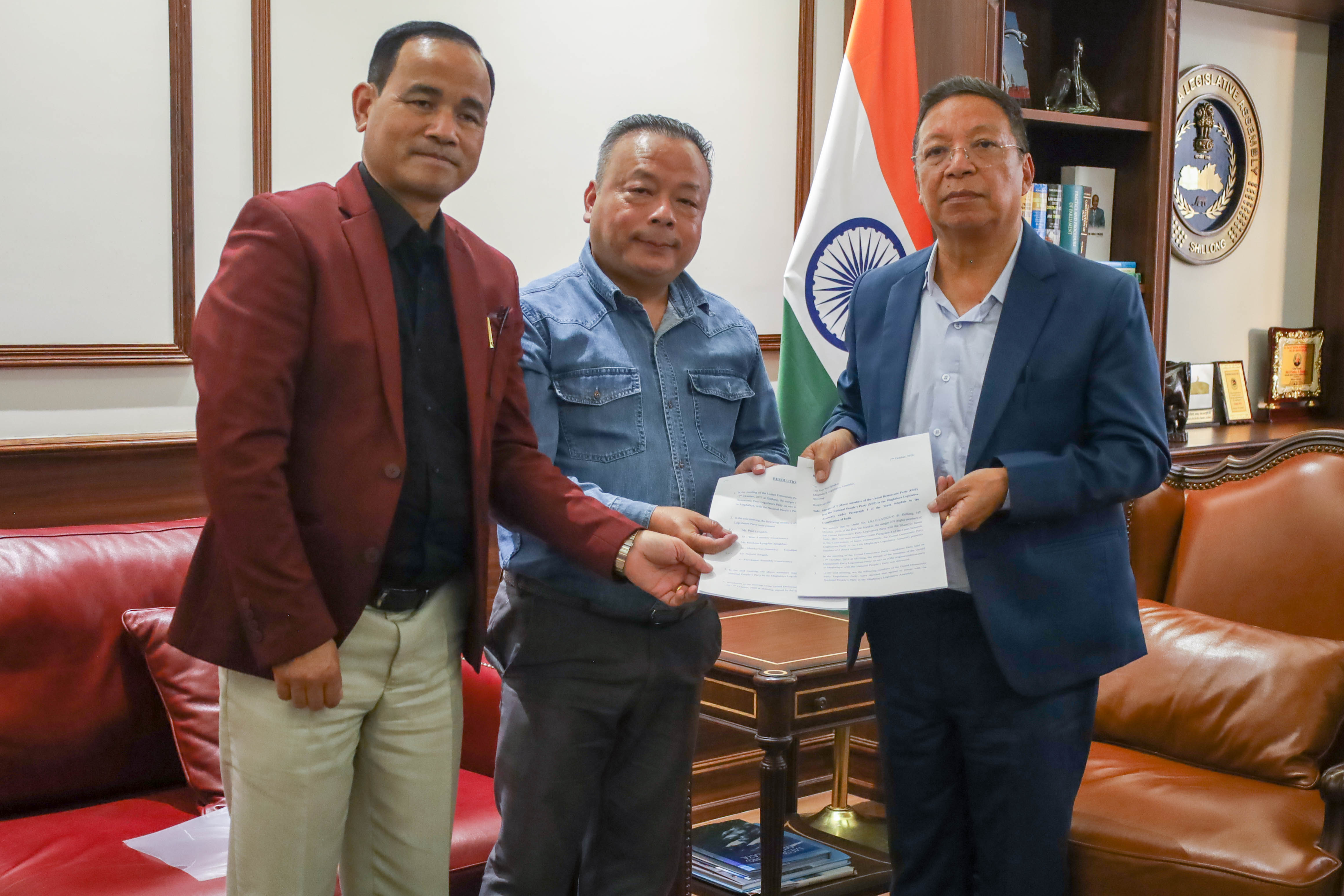 Meghalaya Speaker seeks legal opinion on merger of UDP-NPP merger