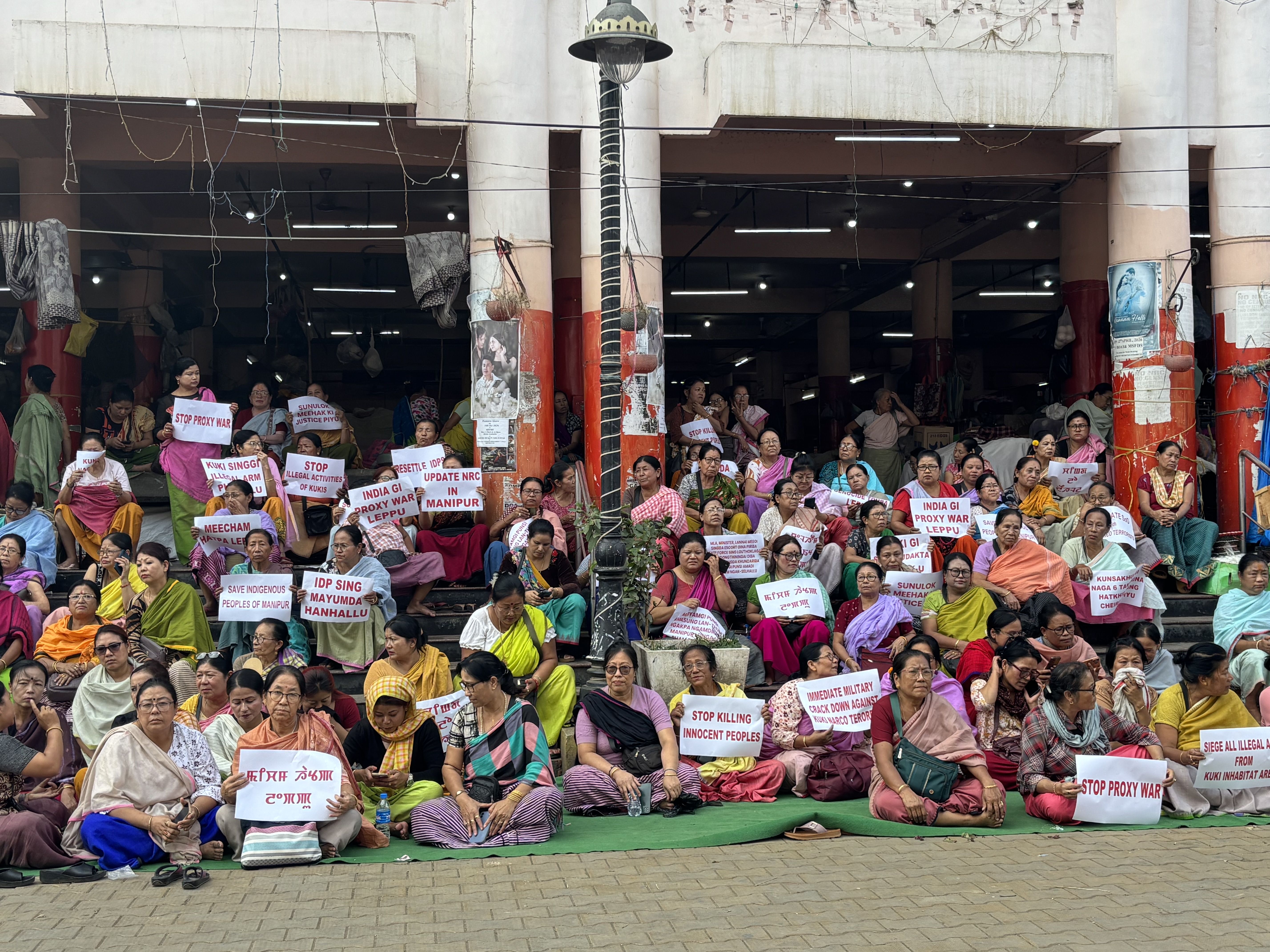 Manipur protests over Sunurok killings, demand end to ‘proxy war’
