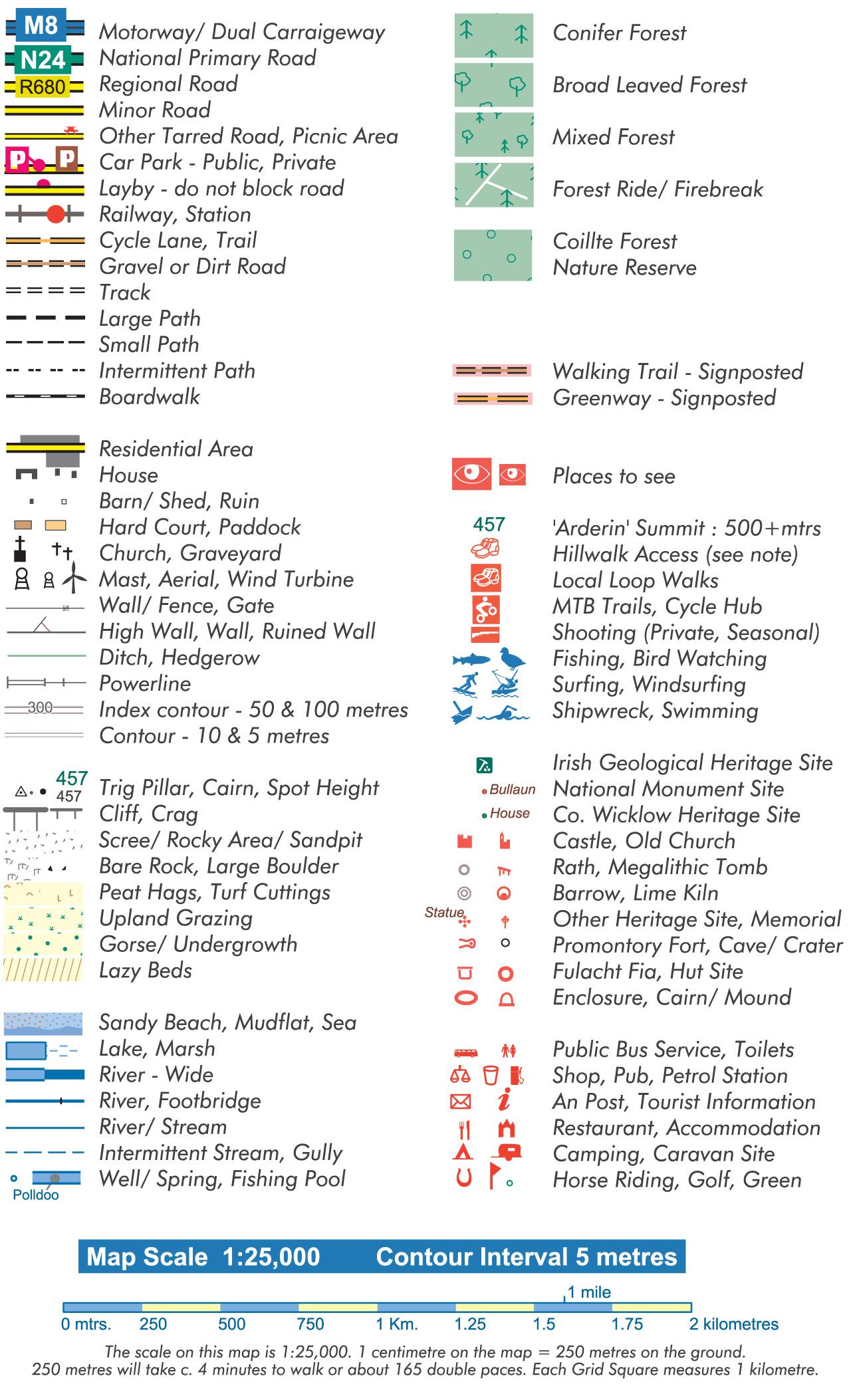 Map Legends Printable Printables Templates Free Comeragh 25maplegend 