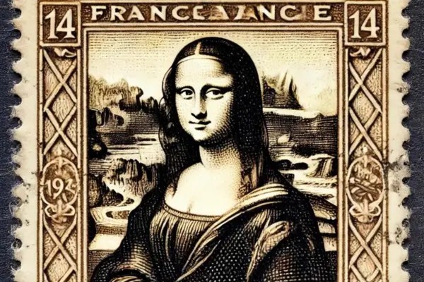 Selos temáticos de arte: obras-primas em miniatura ao redor do mundo