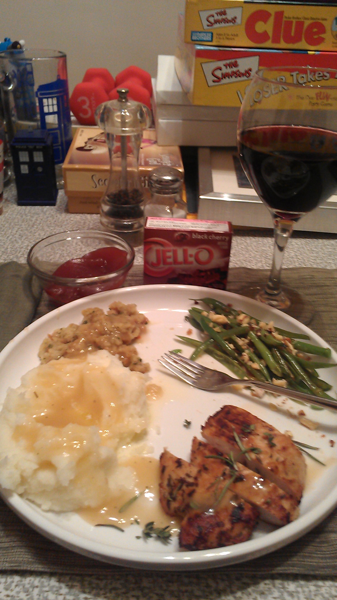 Solo Thanksgiving, mid-move