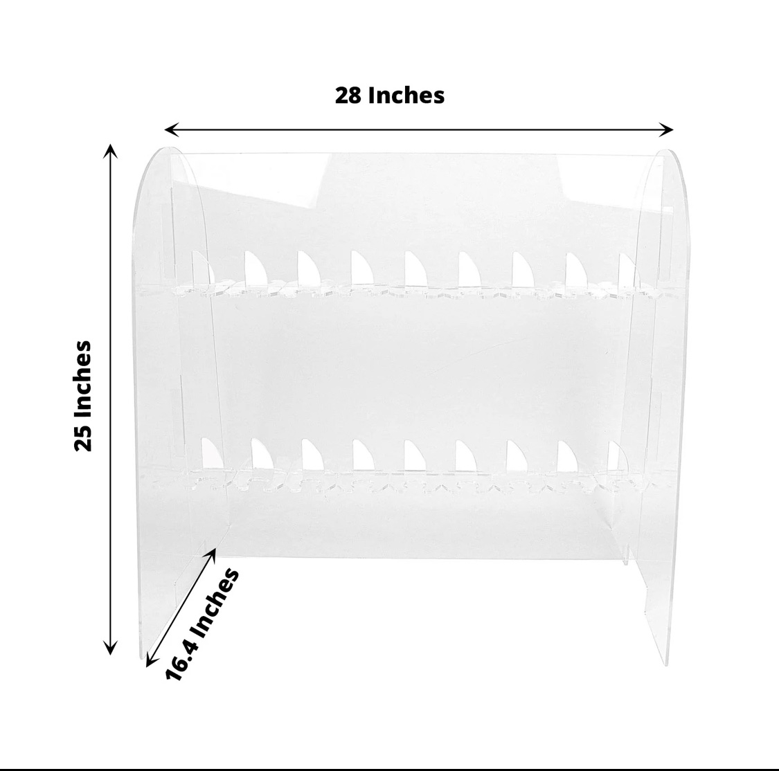 2 Tier Tabletop Champagne Wall Easy Breezy Bash Co Event Rentals