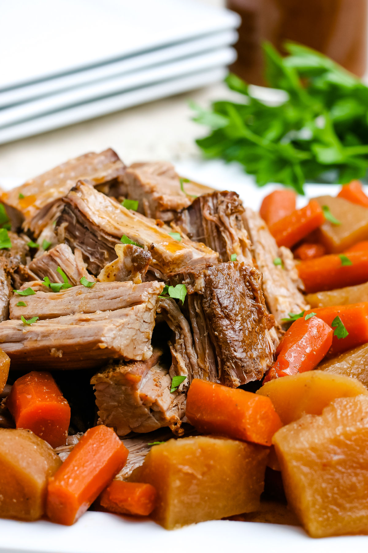 Slow cooker pot roast