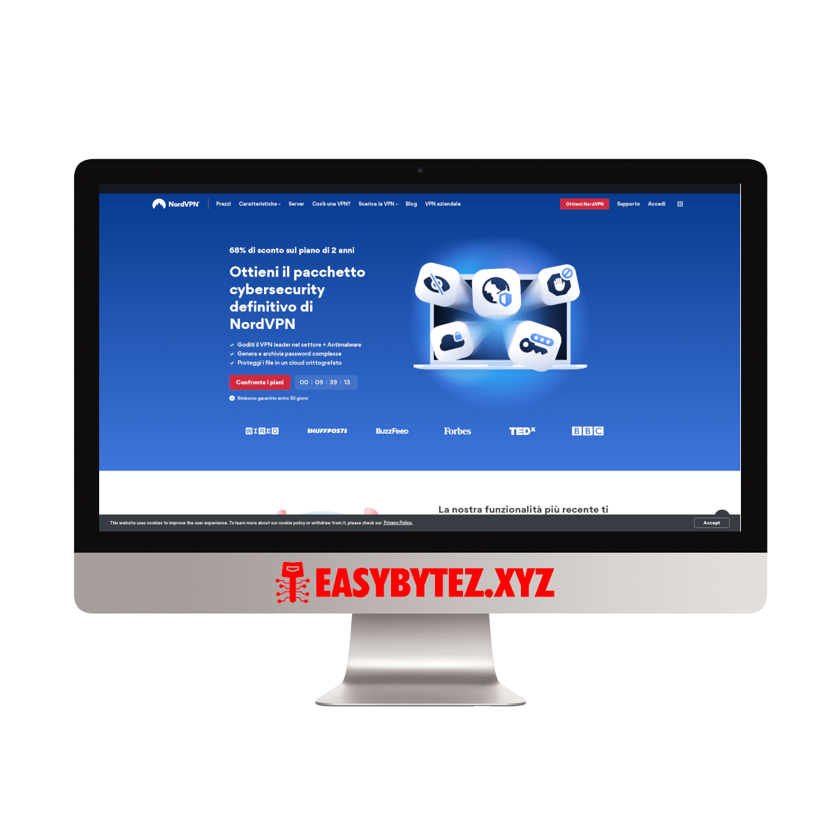 NordVPN Standard 1 Anno (6 Dispositivi)