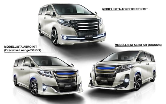 MODELLISTA AERO TOURER KIT for Alphard 2015 - Genuine Japanese Car