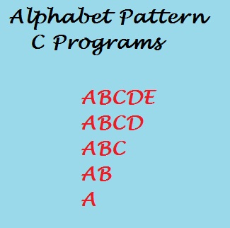 Alphabet Patterns Shapes In C Programming This Page Containes A Lot Of C Programs To Display - Best Gradient Pictures in Retina