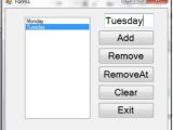 List Box Example Program Add Remove Clear Items Easycodebook