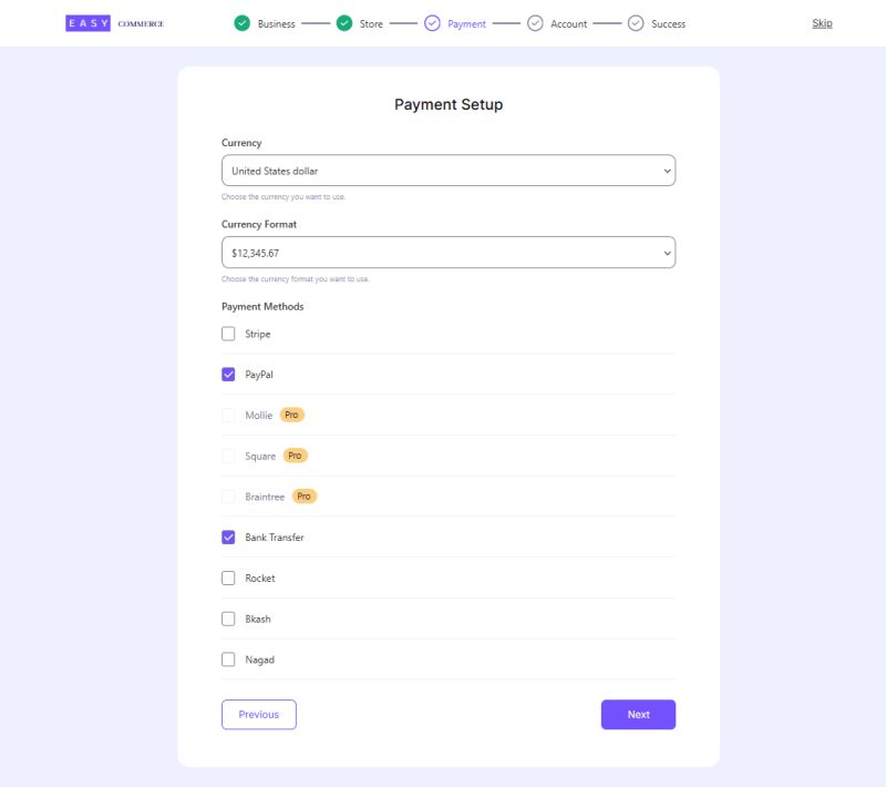 Setup Wizard Easycommerce - Ultra HD Abstract Texture - 4K
