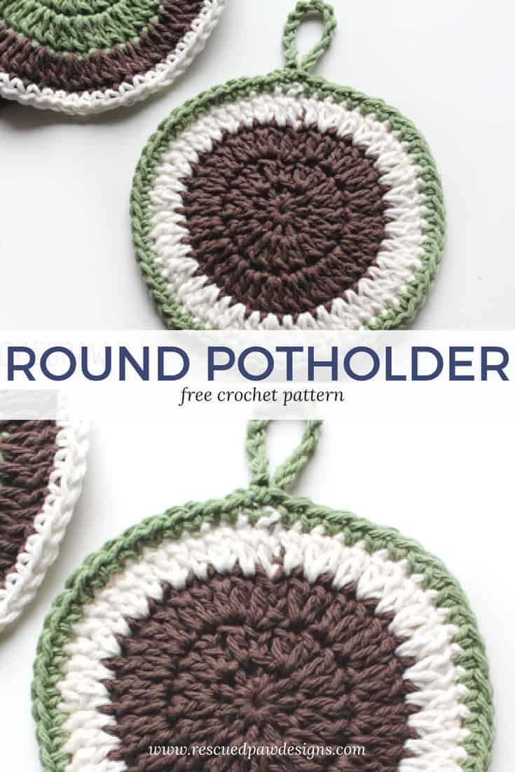 These appliqués, accessories and amigurumi all feature the monkey. Crochet Round Potholder Free Pattern Easy Crochet