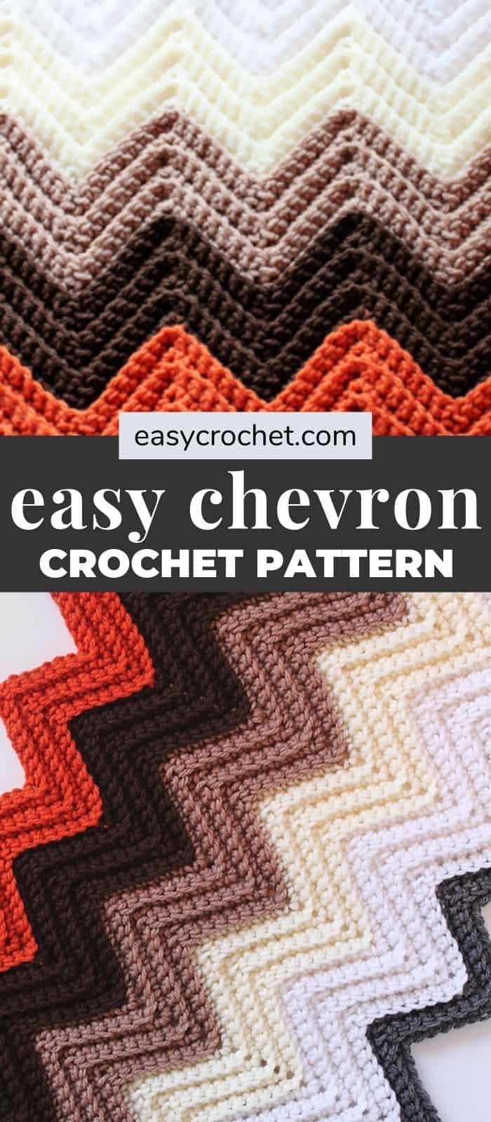 While it may be true that your grandmother and her friends are the queens of crochet, that doesn’t mean it’s a hobby you should save for retirement. Chevron Crochet Blanket Pattern Easy Crochet