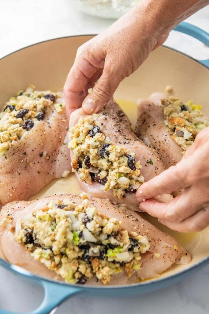 Preheat the oven to 425f. Stuffing Stuffed Chicken Breast Recipe Easy Dinner Ideas