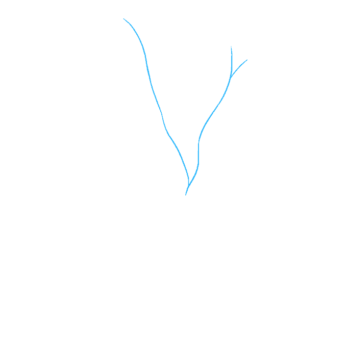 Watercolor Drawing Autumn Tree Hand Drawn Stock Illustration 373837279