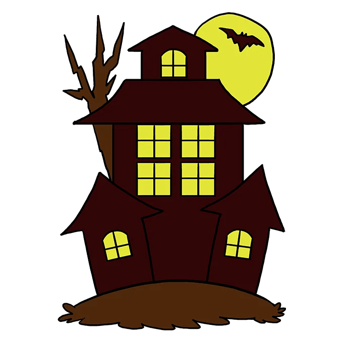 Little Yellow House Clipart - Free Clip Art