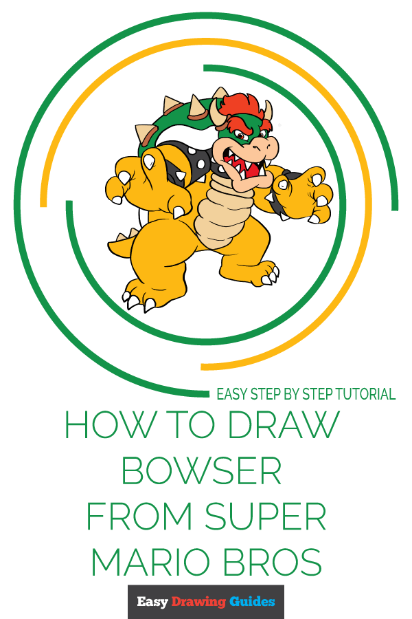 picture How To Draw Bowser to draw bowser from super mario bros
