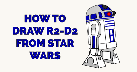 draw wars star r2 d2 line drawing easy really pikachu tutorial