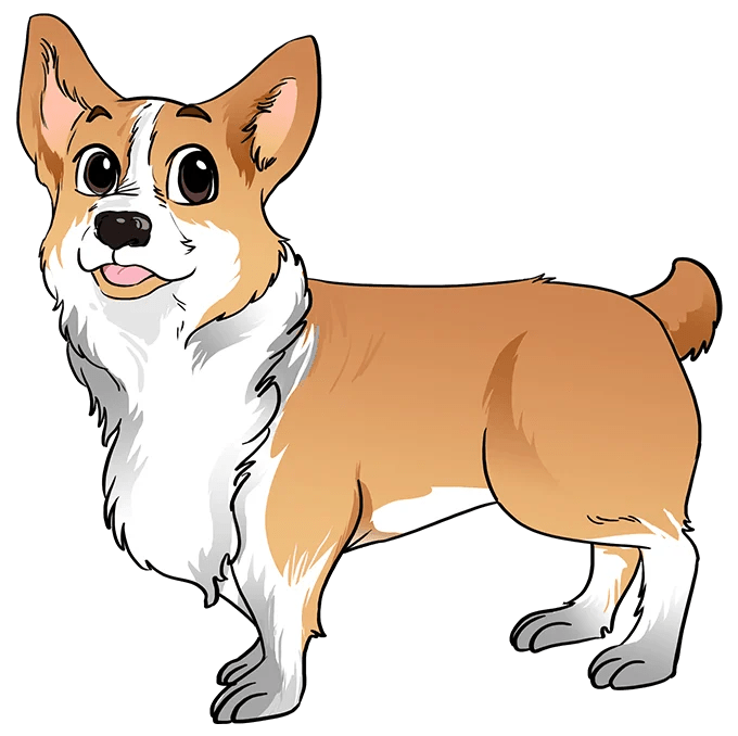 Cute Anime Drawing Corgi - Cute Manga And Corgi Anime 661955 On Animesher Com /