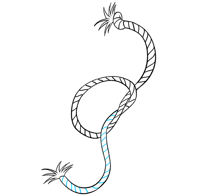 This tutorial shows the sketching and drawing steps from start to finish. How To Draw A Rope Really Easy Drawing Tutorial