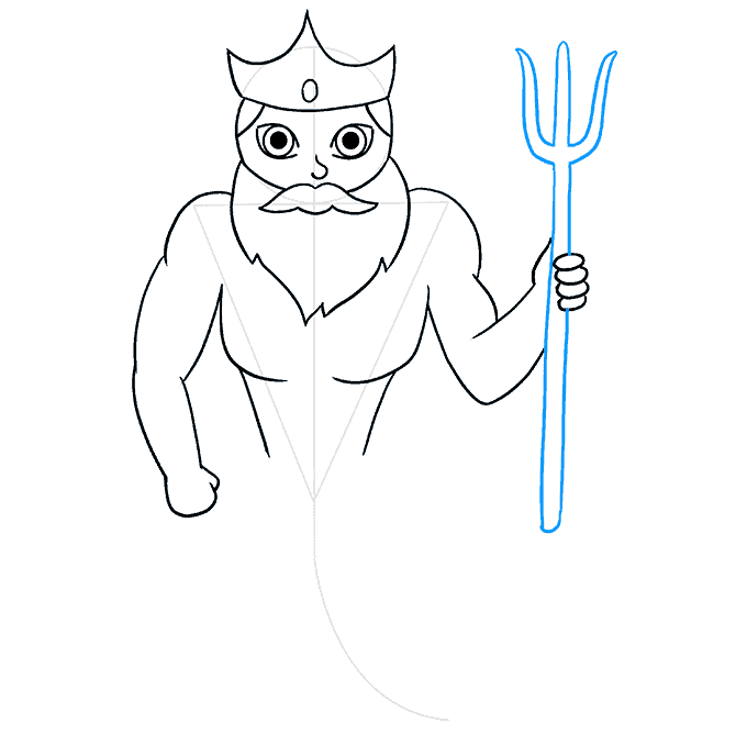 photo Drawing Easy Drawing Poseidon God how to draw poseidon really easy