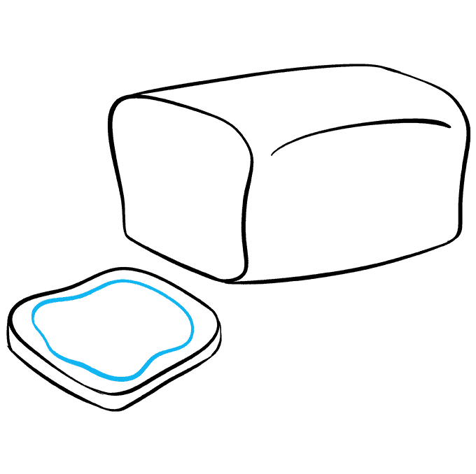 Toast slices and loaf in bag. How To Draw Bread Really Easy Drawing Tutorial