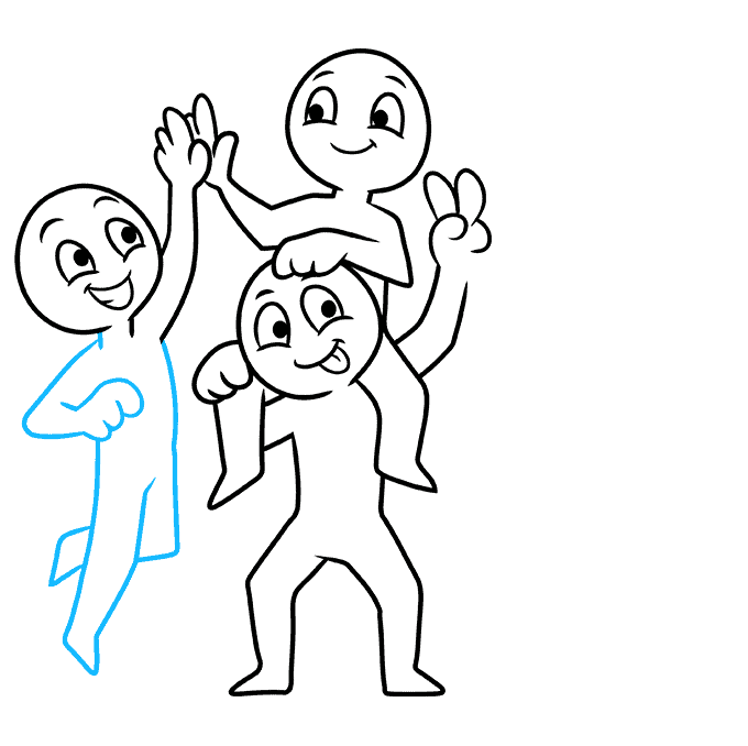 wallpapers Draw The Squad Base 3 People easy drawing guides