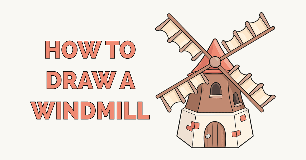 Today, we're learning how to draw a really cool windmill! How To Draw A Windmill Really Easy Drawing Tutorial