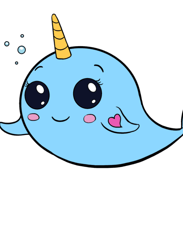Narwhal Head Roblox Cropped Cute Narwhal Drawing Tutorial Complete 1200w 