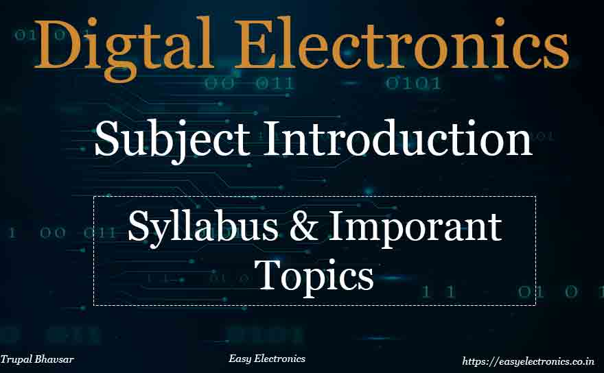 Introduction of Digital Electronics for GATEESE2022 Easy Electronics