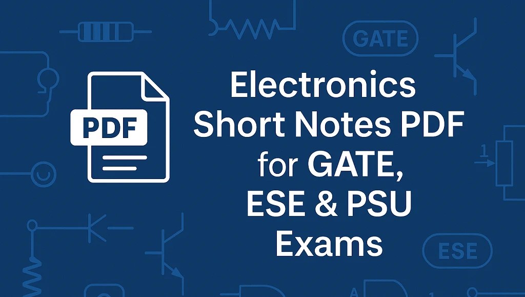 electronics short notes pdf