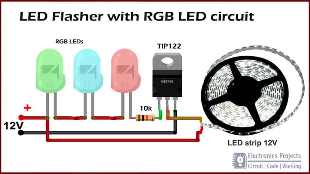 How Led Flasher Circuit Works With Arduino » Wiring Diagram